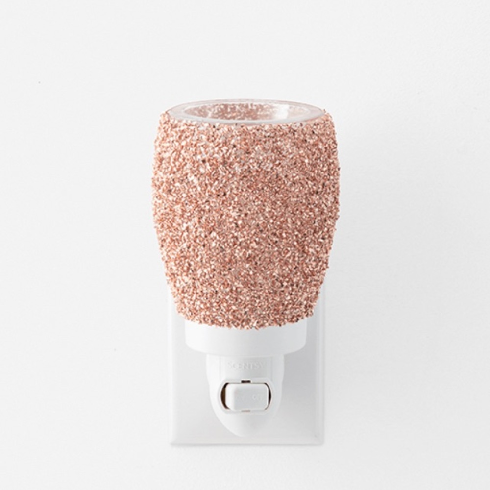 Rose gold glitter mini warmer